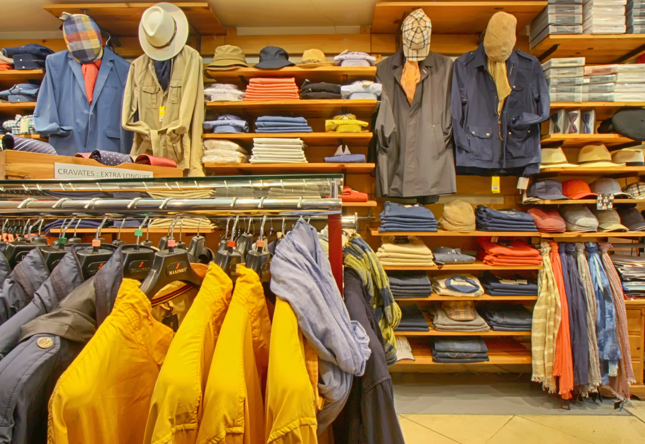 Vue générale de la boutique